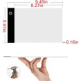 thumbnail image 3 of HUGFEGWE Portable A5 LED Copy Board Light Tracing Box, Ultra-Thin Adjustable USB Power LED Table Trace Light Pad for Tattoo Drawing, Streaming, Sketching, Animation, Stenciling CJB91-43334, 3 of 6