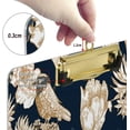 thumbnail image 3 of FMSHPON FlowersBirds Blue Vintage Clipboard Hardboard Wood Nursing Clip Board and Pull for Standard A4 Letter 13x9 inches, 3 of 7