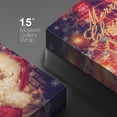 thumbnail image 4 of wall26 Canvas Print Wall Art Merry Christmas Lights Santa Claus Celebrations &amp; Holidays Decorative Illustrations Modern Art Scenic Colorful Multicolor Warm for Living Room, Bedroom, Office - 12&q, 4 of 5