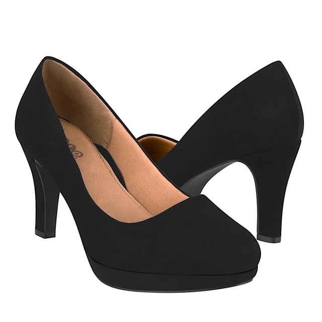 TACONES DAMA STYLO 23101 SUEDE NEGRO