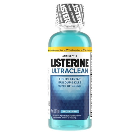 - Listerine Ultraclean Antiseptic Mouthwash, Arctic Mint, 3.2 fl. oz