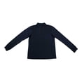 thumbnail image 1 of Sudadera Athletic Works para Caballero Medio Cierre Secado Rápido Azul Marino Talla G, 1 of 4