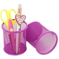 thumbnail image 3 of unbranded 2Ud Para Lápices Y Útiles Morado De Malla Acero Con Soporte Alto, 3 of 4