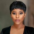 thumbnail image 1 of Peluca estilo europeo y americano moda cabello corto mujeres estilo africano cabello corto negro, 1 of 4