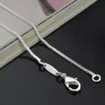 thumbnail image 4 of EOEMY 5Pcs 925Sterling Silver Jewelry Making Chains Box Chains Necklace 2mm 16"-24"-24", 4 of 6