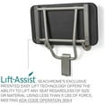 thumbnail image 5 of Seachrome Ssb-280150-N Signature 28" Wall Mounted Folding Shower Seat - Black, 5 of 7