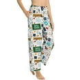 thumbnail image 2 of Xecao Back To School A Women's Straight Lounge Pajama Pants: The Epitome of Relaxed Sleepwear, 2 of 9