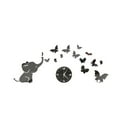 thumbnail image 1 of MORESEC under $5 Frameless DIY Wall ClockMirror Sticker Mute Clock for Home and Office Decor, Removable Elephant Butterfly Design, Silent Ticking Wall Clock, Easy to Apply Decorative Clock, 1 of 2