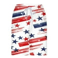 thumbnail image 5 of Swim Trunks for Men Usa 4Th Of July Patriotic Board Shorts American Flag Star Pattern Sweatpants Quick Dry Board Shorts With Zip Pockets Bathing Suits Beach Swimwear, 5 of 6