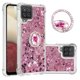 thumbnail image 1 of Funda para Samsung Galaxy A12 con Brillo Líquido Flotante, Purpurina, Parachoques y Anillo Giratorio Soporte, 1 of 5