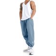 thumbnail image 1 of Pantalones deportivos para hombre, de entrenamiento, baloncesto, para correr, holgados, informales, a la moda, para fitness, 1 of 5