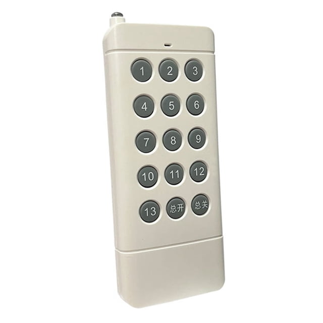 Control remoto inalámbrico 433M de 15 teclas para sistemas de seguridad, alarmas antirrobo, puertas enrollables, iluminación, granjas 1-13