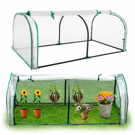 Fovolat Portable Greenhouse Cover Antifreeze Insulation Shed Greenhouse Supplies Rainproof Polytunnel Hot House for Outdoor Garden Backyard popular