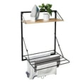Honey-Can-Do Steel Over-the-Door or Wall Mount Folding Clothes Drying ...