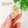 thumbnail image 6 of 3pcs Natural Sakura Agate Leaf Slices | 30g | Beige/Brown/Pink | Unique Patterns | DIY Jewelry, Crafts, Collection, 6 of 6