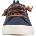 thumbnail image 2 of Sperry Women's Crest Vibe Linen Sneaker Navy - 13881561 (STS98642), 2 of 7