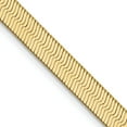 thumbnail image 2 of Auriga 14K Yellow Gold 4mm Herringbone Chain Necklace 20inch for Women, 2 of 6