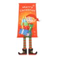 thumbnail image 3 of Decoraciones navideñas, decoración de bandera colgante de Navidad Bandera de pancarta colgante de Navidad Decoración de bandera colgante de Navidad Materiales más finos, 3 of 8