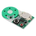 thumbnail image 1 of Recordable Sound Chip Module, 3.0V Compact Recording Module 25 Seconds Button Control  for Jewel Case, 1 of 8