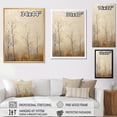 thumbnail image 4 of Designart "Artwork Featuring A Harmonious Beige Tree III" Landscape Trees Wall Art Prints, 4 of 7