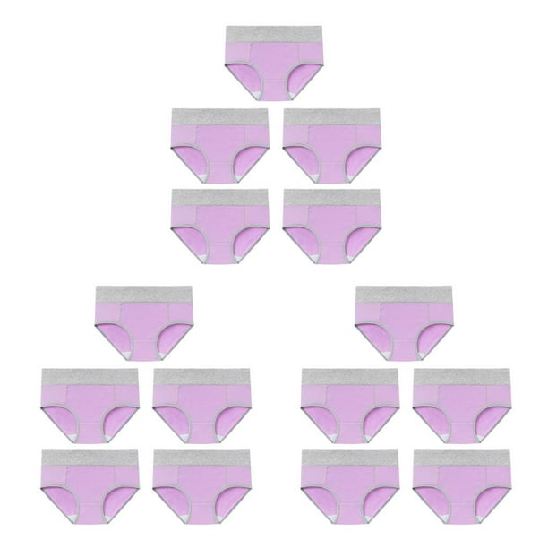 Minnieouse 5 piezas de ropa interior de cintura alta sin costuras para mujer, bragas de algodón, cintura elástica, calzoncillos push-up, Type1 NO1