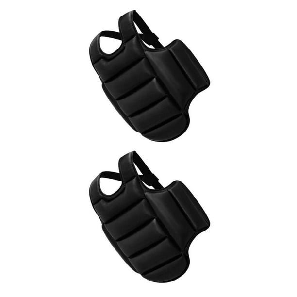 Eigraketly Karate Chest Guard Sanda Women Men Kickboxing Protector Taekwondo Vest Kids Negro S 2Conjunto