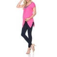thumbnail image 2 of White Mark Women's Maternity Myla Embellished Tunic Top-Available in Plus Sizes, 2 of 4