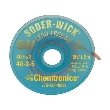 

CHEMTRONICS - Soder-Wick Lead-Free Desoldering Braid Yellow Label 1.5mm x 1.5m