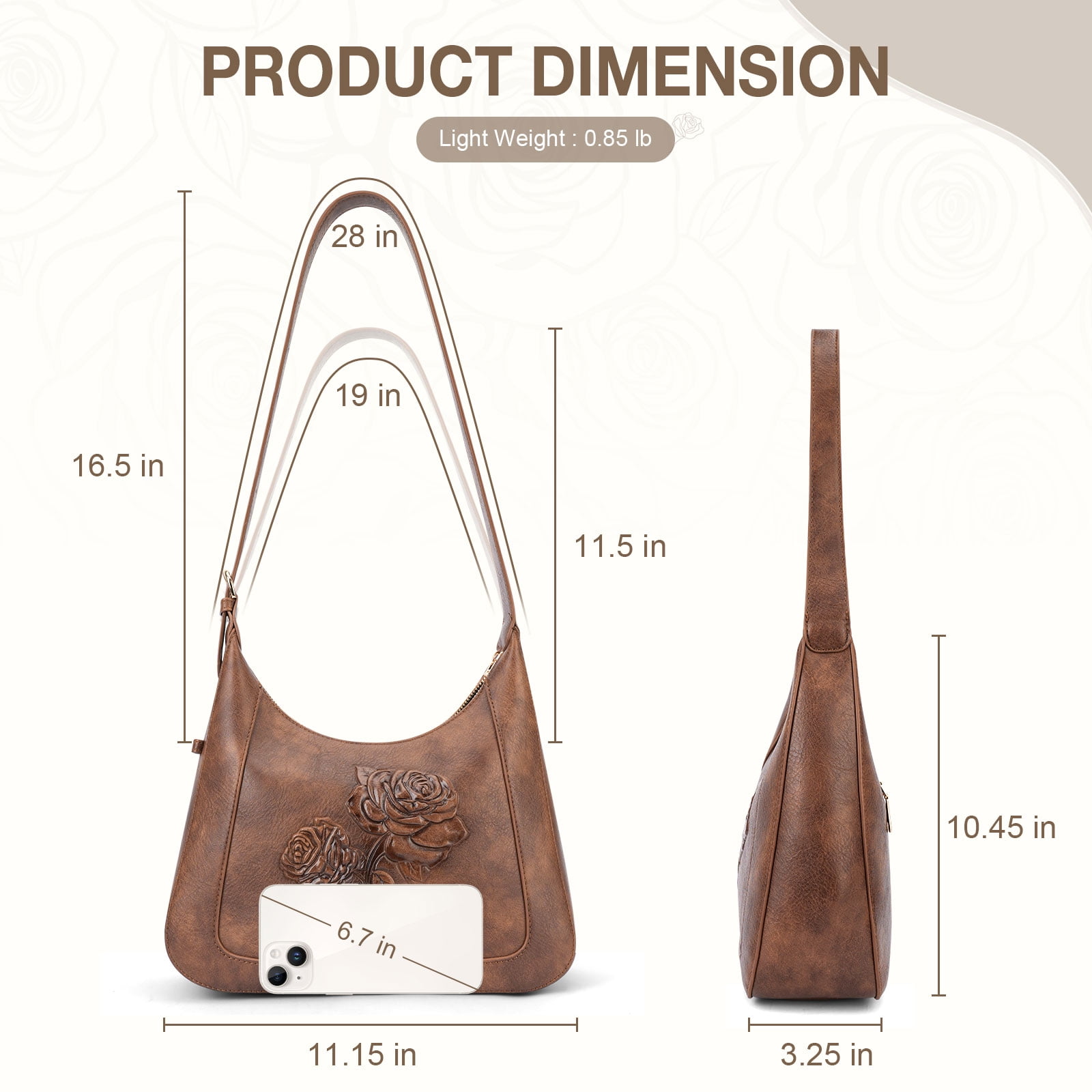 [Mother’s Day Gift Present] APHISON Fashion Crossbody Bags for Women, Ladies Shoulder Bags Handbags Purses With Adjustable Strap for Travel