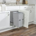 thumbnail image 4 of Rev-A-Shelf RUKD-1432RB-1 32 Qrt Universal Waste Container with Rear Basket, 4 of 11