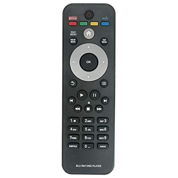 Mando a distancia nuevo compatible con reproductor BLU-RAY Philips BDP2105 BDP2105/F BDP3406/F7 BDP5010 BDP5406 BDP5406/F7 BDP2180/F8 BDP2185/F7 BDP2185 BDP2700 BDP3306