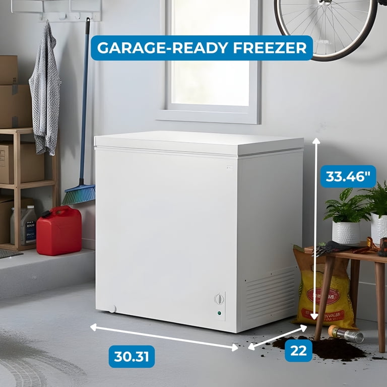 Kenmore 7 Cu Ft Deep Chest Freezer Convertible Fridge, Garage