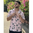 thumbnail image 2 of COOFANDY Mens Hawaiian Shirt Short Sleeve Floral Button Down Shirts Summer Tropical Beach Shirts, 2 of 6