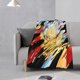 thumbnail image 4 of Manta con estampado multicolor, manta de franela súper suave, ligera y esponjosa, manta de cama One Punch Man Sharpstyle, 4 of 8
