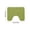 Green, variant on GFHFHITJ Toilet U-Shape Bath Mat , 16x20 Inches, Soft Foam, Super Water Absorption, Non-slipsss, Thick, Machine Washable, Easier to Dry for Bathroom Commode Rug