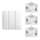 thumbnail image 1 of Self-Pow Wall Light Wireless Switch Self-Powered Remote Control No Battery No Wire IP54 Waterproof I, 1 of 5