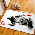 thumbnail image 5 of Banksy Rug, Area Rug, Thick Rug, Salon Rug, Love Or Money Rug, Painting Rug, Printed Rug, Area Rug, Rug, Accent Rug, Banksy Money Graffiti, 2.6'x9.2' - 80x280 cm, 5 of 8
