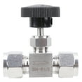 thumbnail image 1 of Válvula de acero inoxidable 304 de 2 vías con aguja de alta presión para control de flujo de agua, gas y líquidoФ1/2, 1 of 12