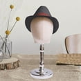 thumbnail image 4 of DOLITY Bald Mannequin Head Male with Base Hat Rack for Eyeglasses Hair Salon, 4 of 8