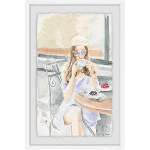 Lux Desserts Framed Painting Print