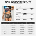 thumbnail image 2 of Yiaed Funny Horse Faces Expressions Print Women's Athletic Shorts Running Shorts Sporty Short High Waisted Elastic Workout Shorts for Yoga Gym Running & Sports -Small, 2 of 8