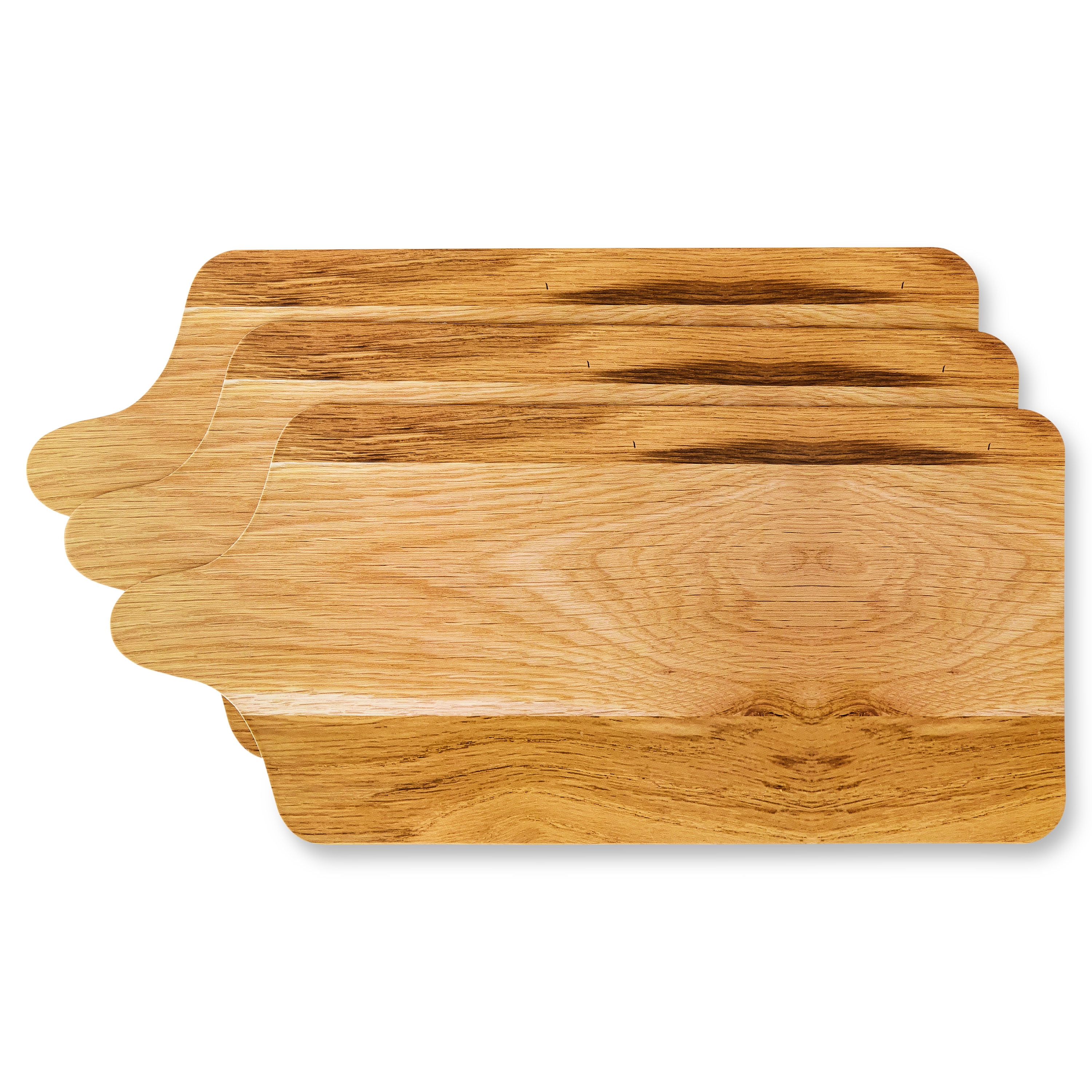 Way To Celebrate Small Faux Wood Paper Cake Boards, 5.5" x 12", 3 Count