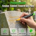 thumbnail image 3 of Tombstone Marker Pen, Golden Tombstone Marker Pen for Restoring Faded Grave Inscriptions, Waterproof Stone Touch-up Pen, Strong Coverage, 3 of 8