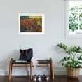 thumbnail image 3 of Art.com The Red Vineyard at Arles, c.1888 Giclee Print by Vincent van Gogh, White Frame Wall Art, 29" x 23", 3 of 5
