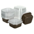 thumbnail image 1 of 40Pack 5oz Disposable Mini Cake Pans with Lids Coffee for Baking and Parties, 1 of 6