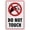 Warning Sign 2, variant on Do Not Switch Off Hand Symbol Sign 8"x12" Tin Sign Great For Garden And Yard Wall Decor