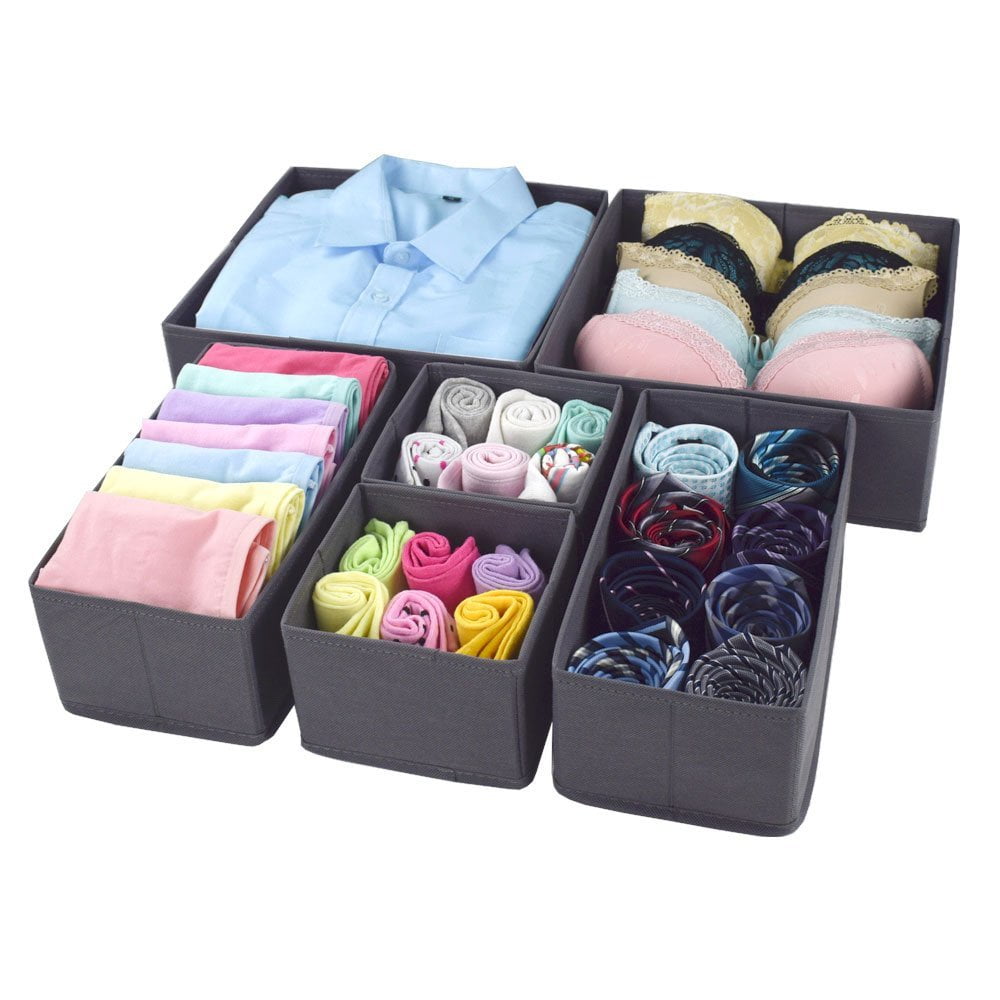 Cloth Dresser Organizer Drawer Divider, Foldable Closet fabric storage