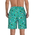 thumbnail image 3 of Naloa Sushi (3) Men's Beach Shorts, Surfing shorts, Swim trunks, Quick Dry Swim Trunks for Surfing Beach Fun - XX-Large, 3 of 9