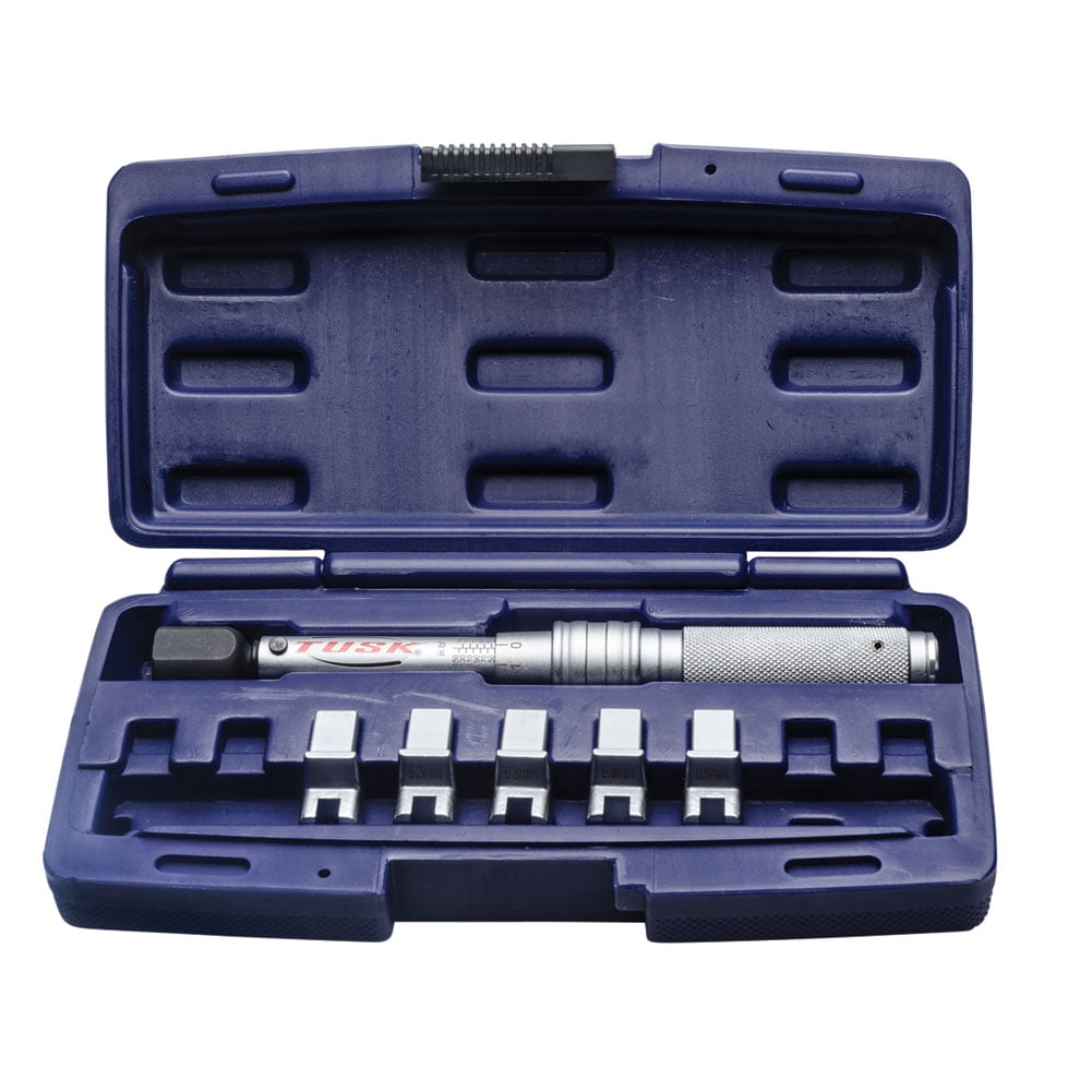 Tusk, Spoke Torque Wrench Kit Adjustable 5 Drop Forged Heads Wrench