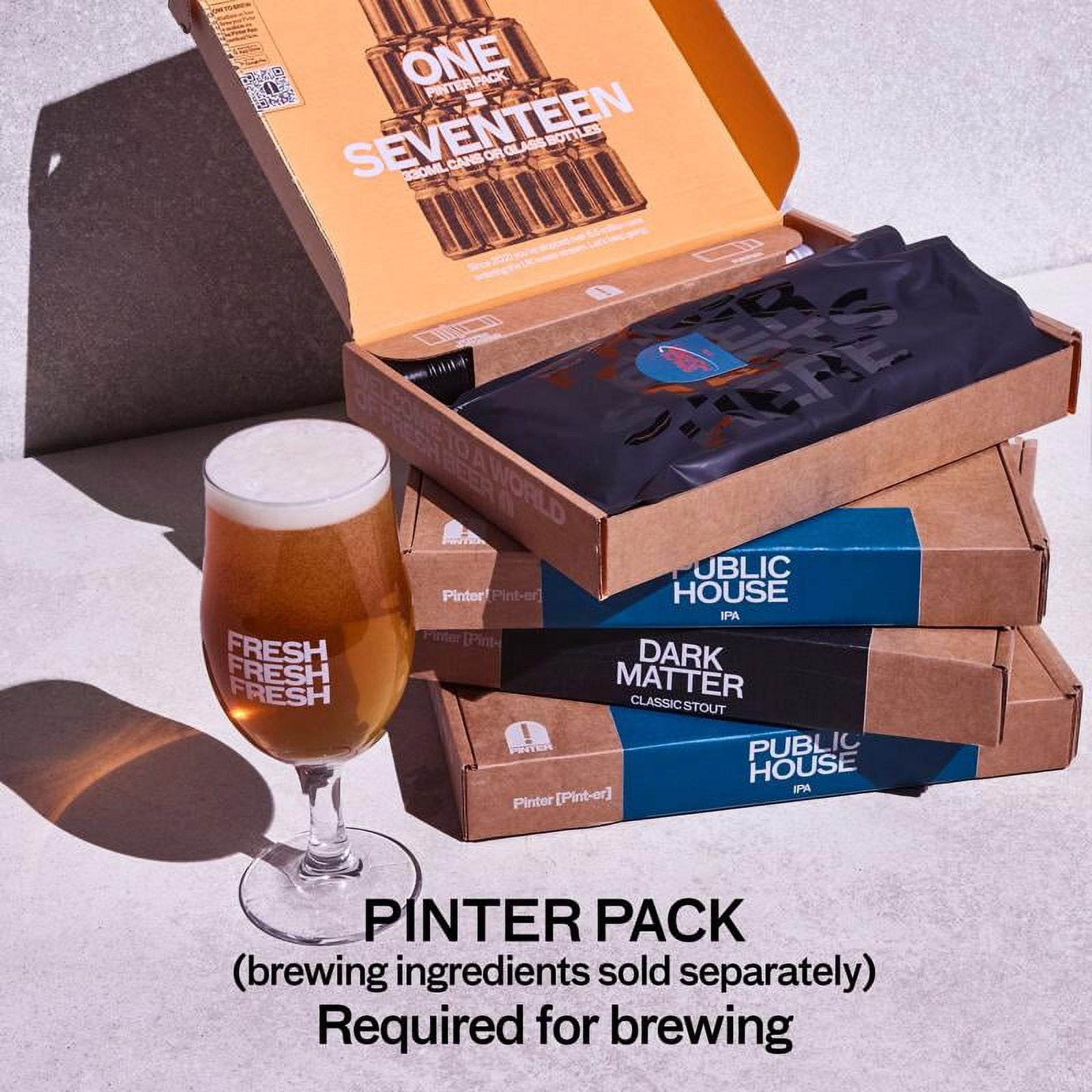 BEER PINTER MCHN GRY 14"(Pack of 1)